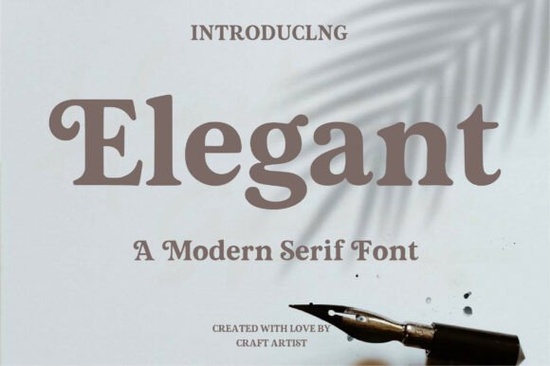 Elegant Font